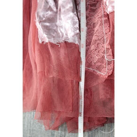 etc. Vintage 90's Deadstock Fairy Magical Asymmetrical Ombre Skirt Small - Picture 6 of 13